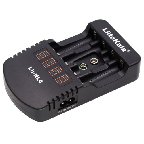 Зарядний пристрій LiitoKala Lii-NL4, 4x(NiMH/NiCd) + 1*9V(крона)