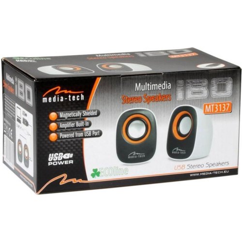 Акустична система 2.0  Media-Tech IBO, White