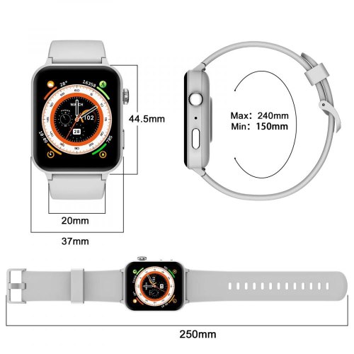 Смарт-годинник Blackview R30 Pro Grey