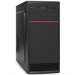 Корпус з БЖ, Casecom GN-1714 500W-120mm USB 3.0 mATX, Black