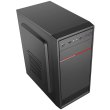 Корпус з БЖ, Casecom GN-1714 500W-120mm USB 3.0 mATX, Black