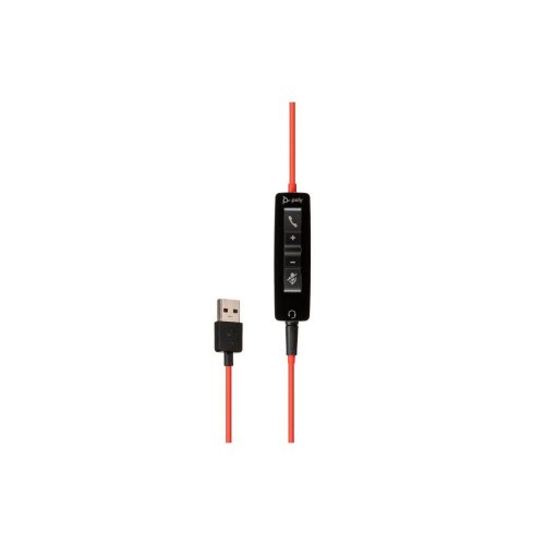 Гарнітура дротова, Poly BlackWire 5210 USB-A HS Mono