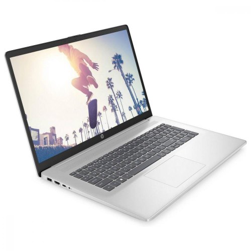 Ноутбук HP 17-cn4018ua 17.3 FHD IPS, Core 5-120U/16Gb/SSD512Gb/Intel Graphics/W11H6/Сріблястий (A0NF6EA)