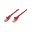 Патчкорд UTP Cat.5e ( 10м червоний), Intellinet, Біметал, ССА