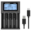 Зарядний пристрій LiitoKala Lii-M4, 4x(Lion/NiMH/NiCd), Power Bank, discharge function, display