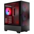 Корпус без БЖ, Modecom SIROCO ARGB FLOW MIDI BLACK ATX