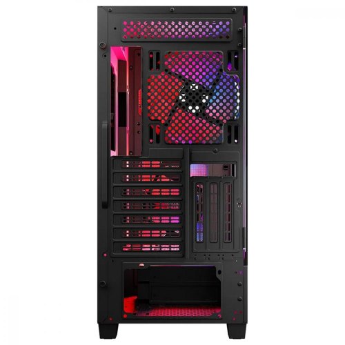 Корпус без БЖ, Modecom SIROCO ARGB FLOW MIDI BLACK ATX