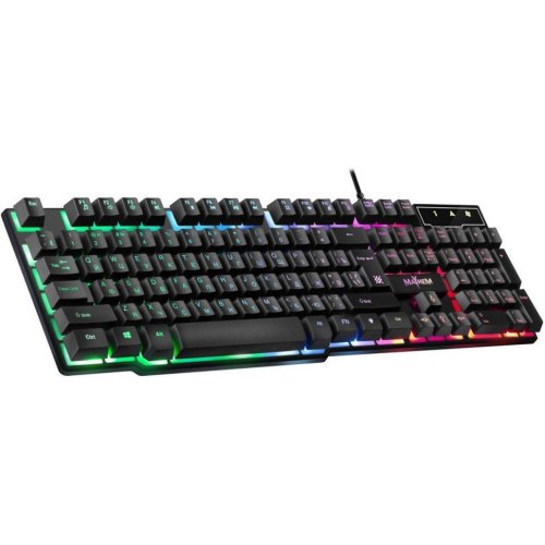 Клавіатура дротова, Defender Mayhem GK-360DL UA RGB