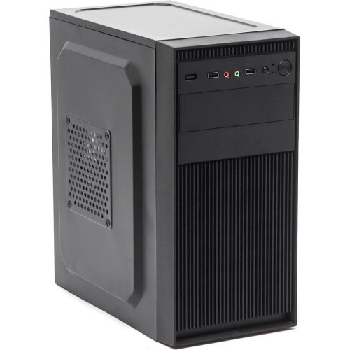 Корпус з БЖ, Casecom GN-1718 500W-120mm USB 3.0 mATX, Black