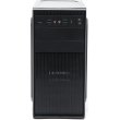 Корпус з БЖ, Casecom GN-1718 500W-120mm USB 3.0 mATX, Black