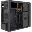 Корпус з БЖ, Casecom GN-1718 500W-120mm USB 3.0 mATX, Black