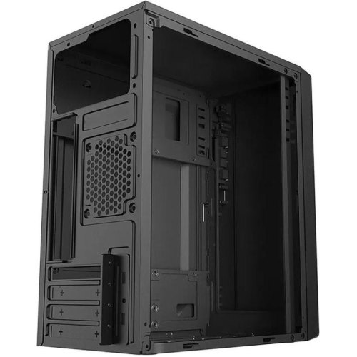 Корпус з БЖ, Casecom GN-1718 500W-120mm USB 3.0 mATX, Black