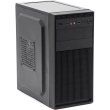 Корпус з БЖ, Casecom GN-1718 450W-120mm USB 3.0 mATX, Black