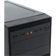 Корпус з БЖ, Casecom GN-1718 450W-120mm USB 3.0 mATX, Black