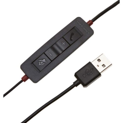 Гарнітура дротова, Poly BlackWire C3220 USB-A Bulk Stereo