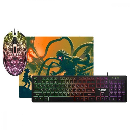 Комплект дротовий, (клавіатура+мишка) Defender Tark C-779, чорний