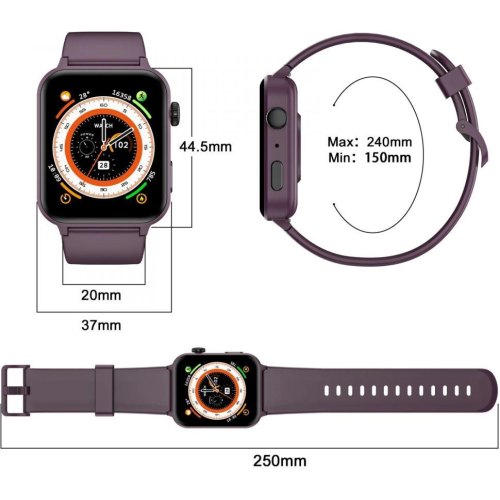 Смарт-годинник Blackview R30 Pro Purple