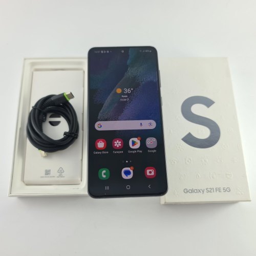 Смартфон Samsung Galaxy S21 FE 5G (G990B) 128Gb Graphite (SM-G990BZADSEK) USED **