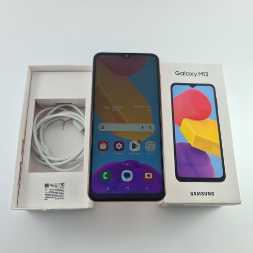 Смартфон Samsung Galaxy M13 (M135F) 64Gb Orange (SM-M135FIDUSEK) USED **