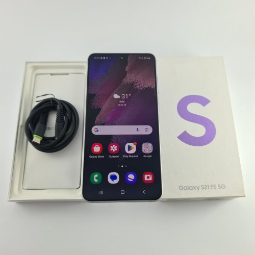 Смартфон Samsung Galaxy S21 FE 5G (G990B) 128Gb Lavender (SM-G990BLVDSEK) USED **