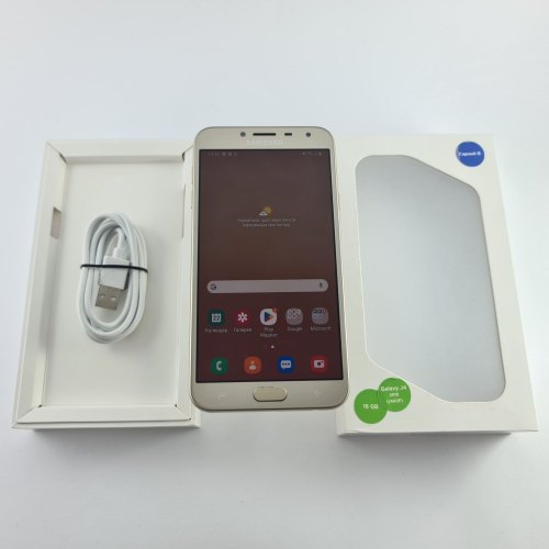 Смартфон Samsung Galaxy J4 2018 (J400F) 16Gb Gold (SM-J400FZDDSEK) USED **
