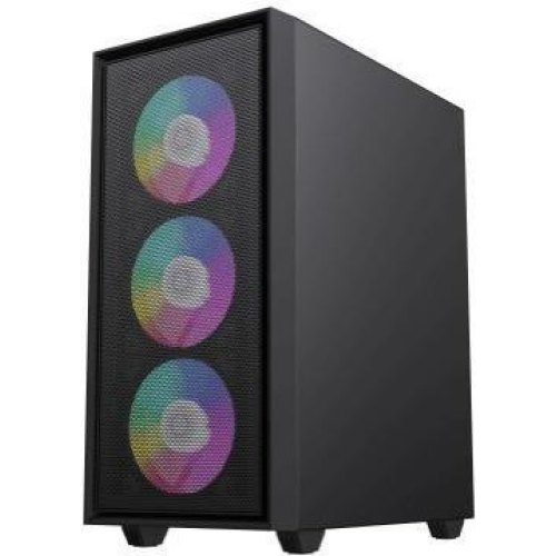 Корпус Micro ATX без блока живлення, закалене скло Storm Black