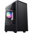 Корпус Micro ATX без блока живлення, закалене скло Storm Black