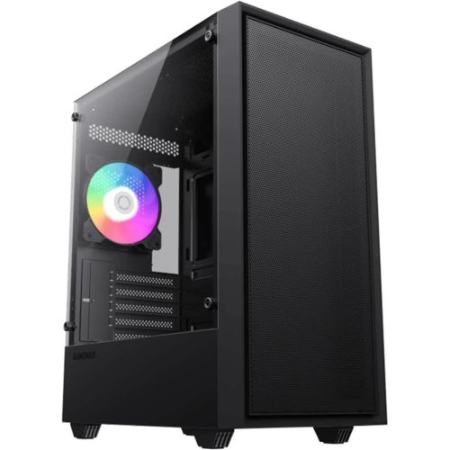 Корпус Micro ATX без блока живлення, закалене скло Storm Black