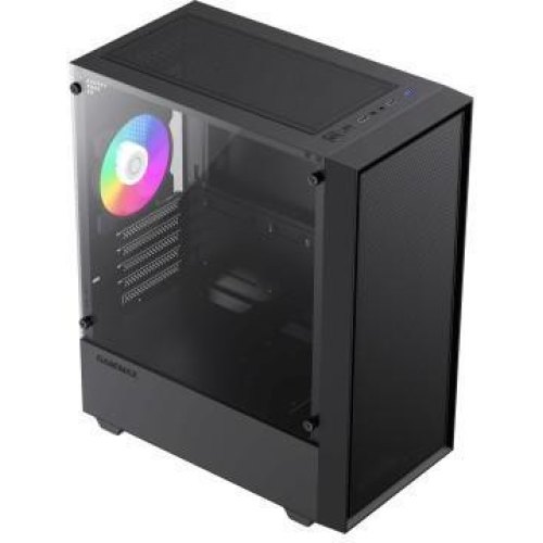 Корпус Micro ATX без блока живлення, закалене скло Storm Black