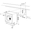 Вбудована прально-сушильна машина Whirlpool BI WDWG 75148 EU