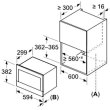 Вбудована мікрохвильова піч Bosch BFR7221B1