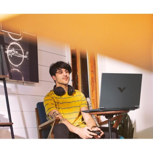 Ноутбук HP Victus 15-fa0023ua 15.6 FHD IPS AG, Intel i5-12450H, 16GB, F512GB, NVD3050-4, DOS, чорний (A0NV6EA)