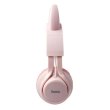 Навушники дротові, Hoco W36 Cat ear headphones with mic, Pink