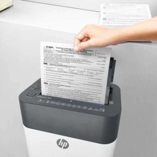 Знищувач документів HP OneShred Auto 100CC, A4, 80g х 9 листів, 4.3*12, 17 л