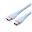 Кабель Vention USB 2.0 Type-C, 1.0 м 100W (20V/5A) Light Blue Silicone