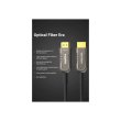 Кабель Vention HDMI, 60.0 м, V2.1, Optical 8K 60Гц 48Gbps Dolby 7.1 TPE Black Metal Type