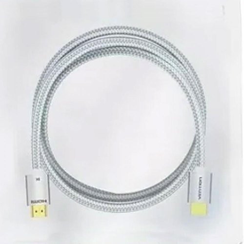 Кабель Vention HDMI, 2.0 м, V2.1, 8K 60Гц обплетення, Silver Metal Type