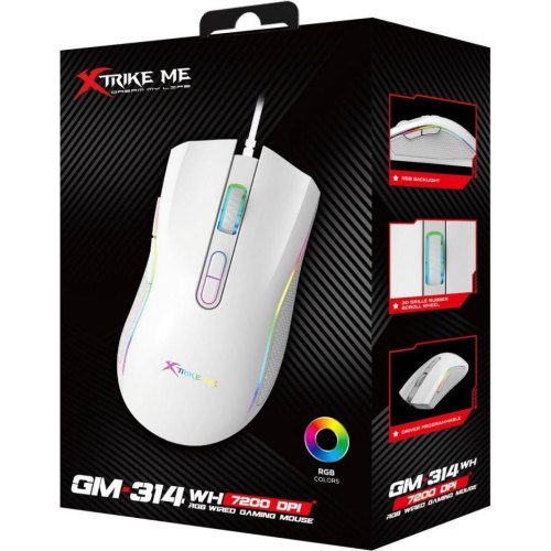 Мишка дротова, XTRIKE ME GM-314, біла
