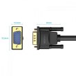 Кабель Vention VGA, 2.0 м, з ферритами, чорний