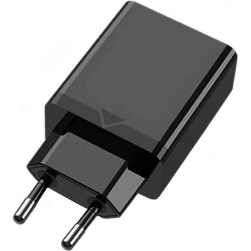 Мережевий зарядний пристрій Vention 1xUSB 18W (USB-A) QC3.0 чорний