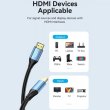 Кабель Vention HDMI, 10.0 м, V2.0, 4K 60Гц, Aluminum Alloy Blue