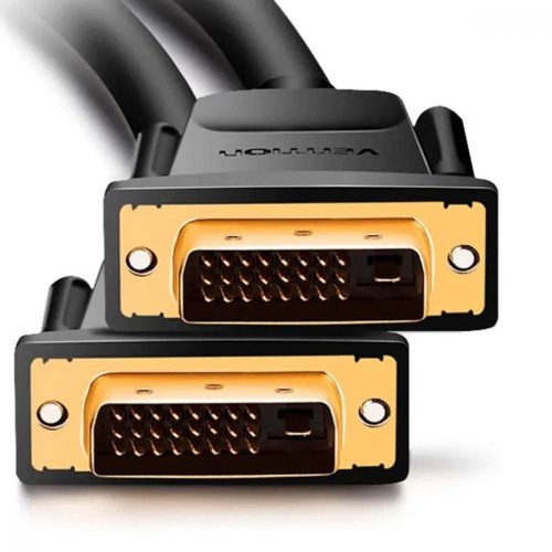 Кабель Vention DVI-D, 3.0 м, 2K 60Hz обплетення, з феритом
