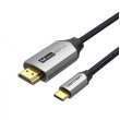 Кабель Vention USB 3.1 Type-C  - HDMI , 1.5m 4K 60 Гц Thunderbolt 3 HDCP2.2 PVC Black