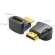 Перехідник Vention HDMI to HDMI, кут 270° 4K 60Hz PVC