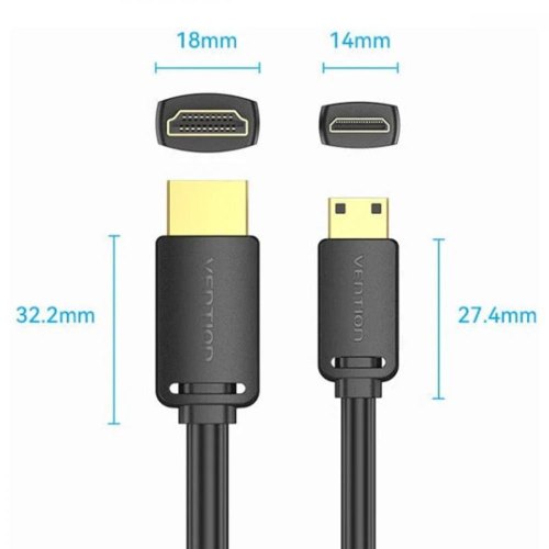 Кабель Vention HDMI, 1.5 м, V2.0 4K 60Гц 18Gbps HDR Dolby