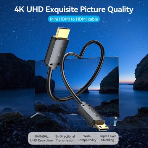 Кабель Vention HDMI, 1.5 м, V2.0 4K 60Гц 18Gbps HDR Dolby