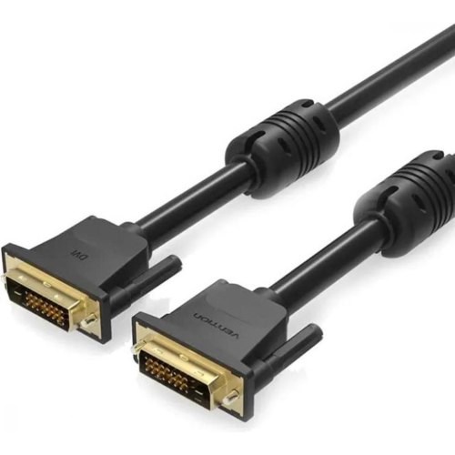 Кабель Vention DVI-D, 8.0 м, 2K 60Hz обплетення, з феритами