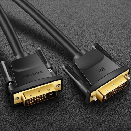 Кабель Vention DVI-D, 8.0 м, 2K 60Hz обплетення, з феритами
