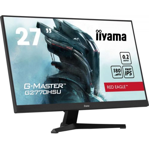 Монітор iiyama G2770HSU-B6 27 IPS, ігровий, 1920х1080, 0,2 мс, 180 Гц, Adaptive Sync, 1xHDMI 1.4/1xDP