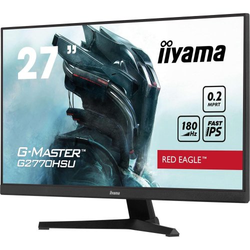 Монітор iiyama G2770HSU-B6 27 IPS, ігровий, 1920х1080, 0,2 мс, 180 Гц, Adaptive Sync, 1xHDMI 1.4/1xDP